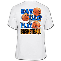 Basketball T-Shirt: Eat Sleep Basketball